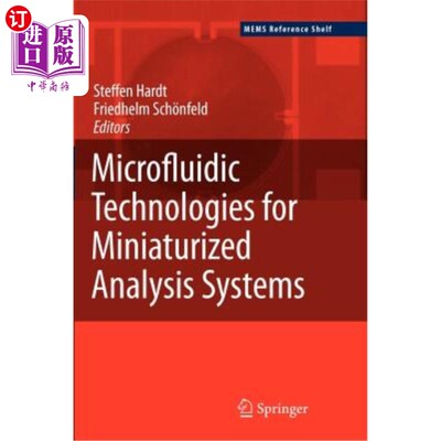 海外直订Microfluidic Technologies for Miniaturized Analysis Systems 微型分析系统的微流控技术