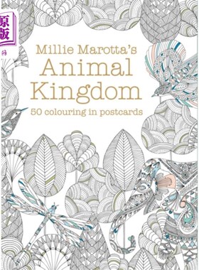 海外直订Millie Marotta's Animal Kingdom Postcard Box 米莉·马洛塔的动物王国明信片盒