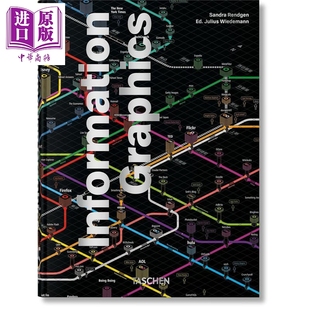 预售 【45】Information Graphics 进口艺术 【45周年纪念版】信息图形设计全书 Taschen【中商原版】