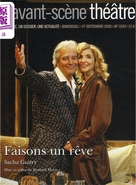 现货 萨卡圭特瑞 追梦人剧场话剧同名 咱们做梦吧 Faisons un Reve 法语法文原版 Sacha Guitry 爱情 都市 通俗 小说【中商原版】