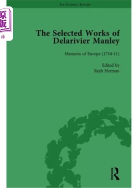 海外直订The Selected Works of Delarivier Manley Vol 3 德拉里维尔·曼利选集第三卷
