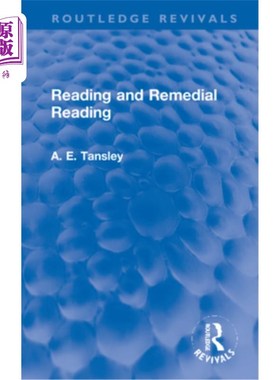 海外直订Reading and Remedial Reading 阅读与辅导性阅读