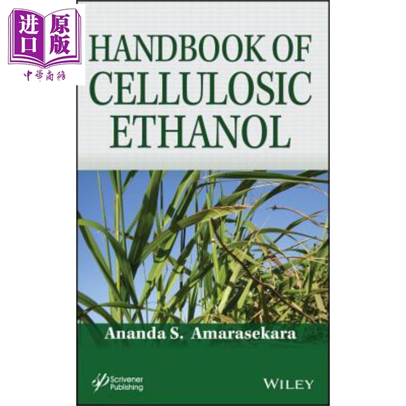 现货 纤维素乙醇手册 Handbook Of Cellulosic Ethanol 英文原版 Anada Amarasekara 【中商原版】wiley