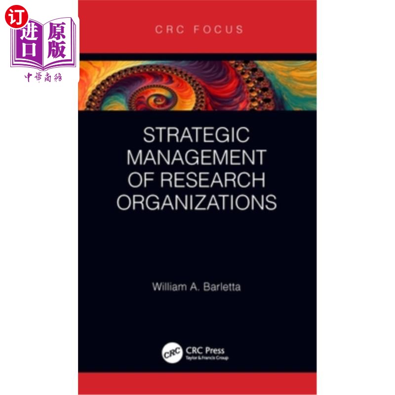 海外直订Strategic Management of Research Organizations 研究机构战略管理“，