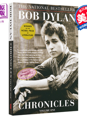 【中商原版】鲍勃迪伦传自传 英文原版 Chronicles Bob Dylan 沿着公路直行