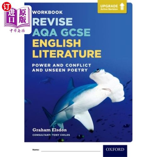 海外直订Revise AQA GCSE English Literature: Power and Co... 修改AQA GCSE英语文学:权力与冲突和看不见的诗歌练习册