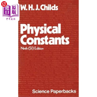 海外直订Physical Constants: Selected for Students 物理常数：为学生选择