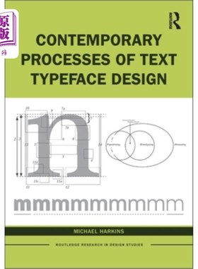 海外直订Contemporary Processes of Text Typeface Design 当代文字字体设计的过程