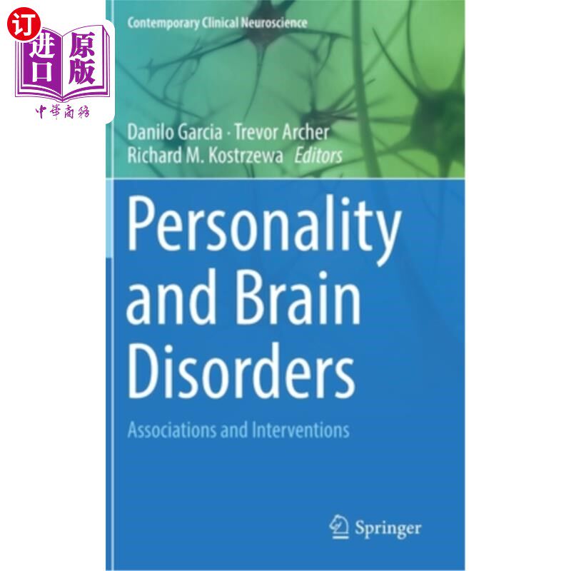 海外直订医药图书Personality and Brain Disorders: Associations and Interventions 人格与脑障碍:关联与干预