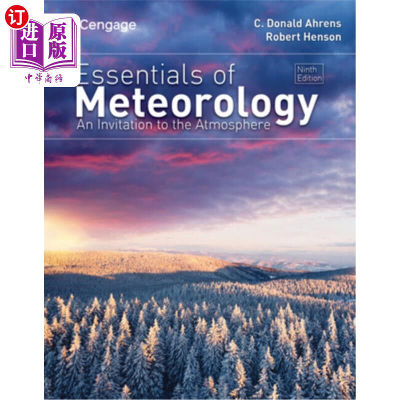 海外直订Essentials of Meteorology: An Invitation to the Atmosphere 气象学要领:对大气的邀请