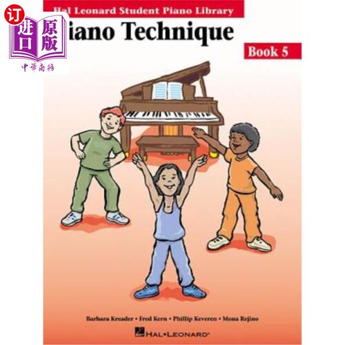 海外直订Piano Technique Book 5: Hal Leonard Student Piano Library 钢琴技巧书5：哈尔·伦纳德学生钢琴图书馆