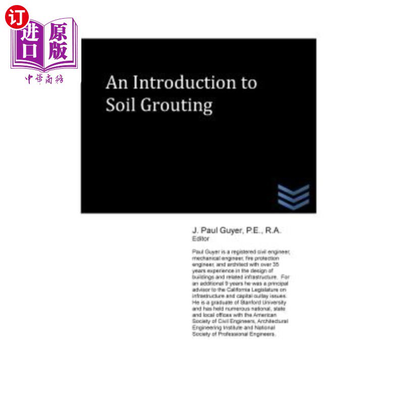 海外直订An Introduction to Soil Grouting 土壤灌浆导论