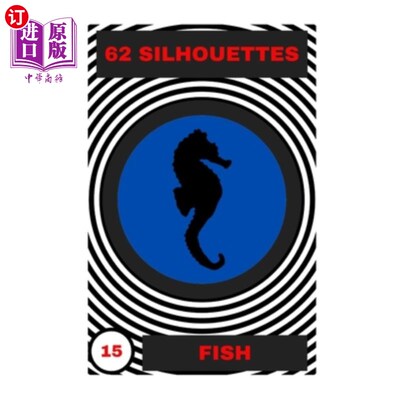 海外直订Fish: 62 Silhouettes 鱼：62个轮廓