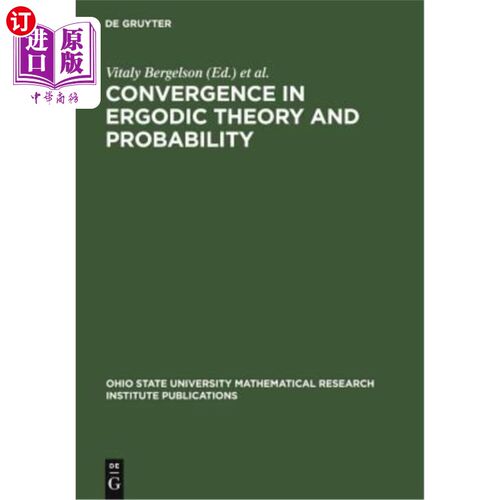 海外直订Convergence in Ergodic Theory and Probability 遍历理论与概率论中的收敛性