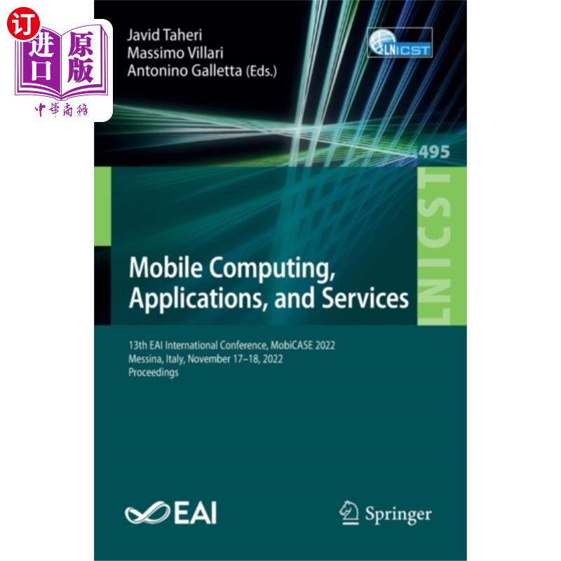 海外直订Mobile Computing, Applications, and Services 移动计算、应用和服务