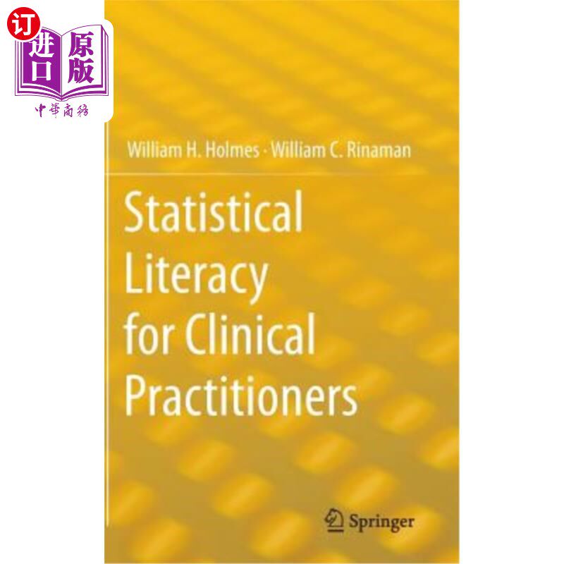 海外直订医药图书Statistical Literacy for Clinical Practitioners 临床从业者的统计素养