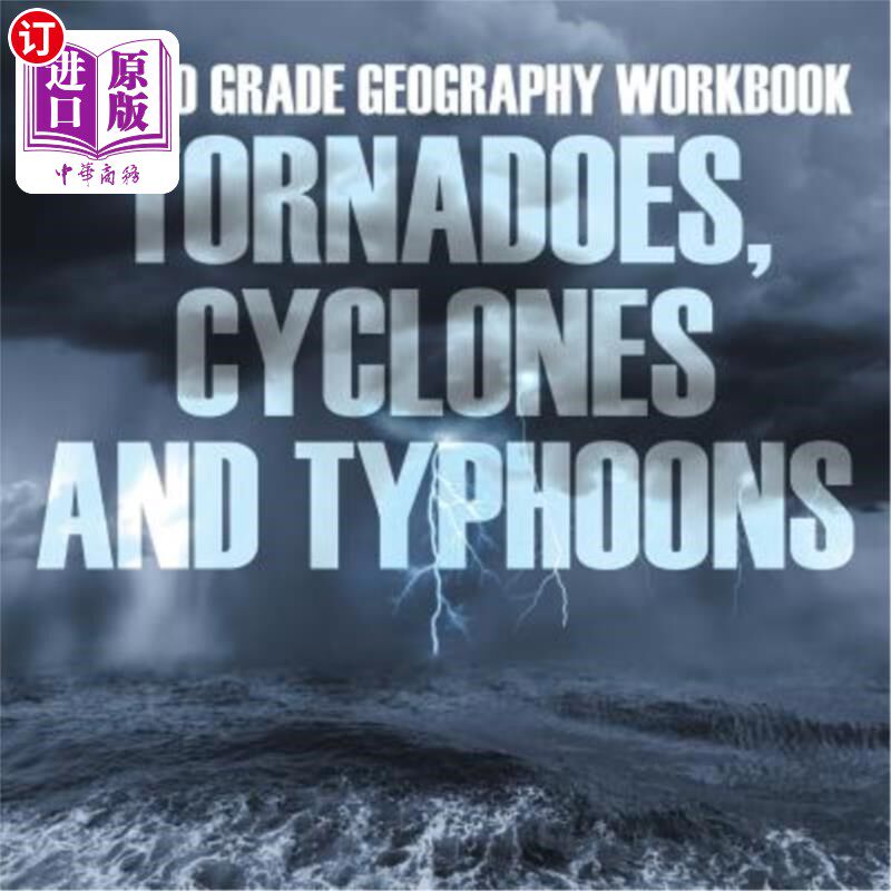 海外直订Second Grade Geography Workbook: Tornadoes, Cyclones and Typhoons 二年级地理练习册:龙卷风、气旋和台风