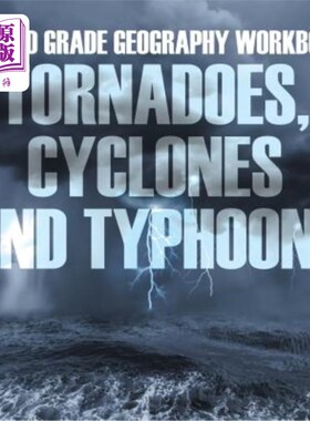 海外直订Second Grade Geography Workbook: Tornadoes, Cyclones and Typhoons 二年级地理练习册:龙卷风、气旋和台风