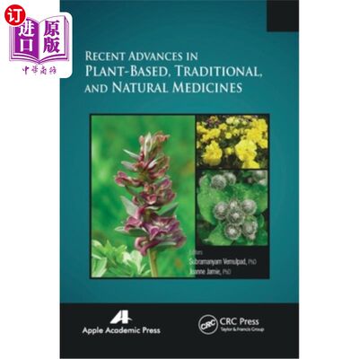 海外直订医药图书Recent Advances in Plant-Based, Traditional, and Natural Medicines 植物性、传统和天然药物的新进展