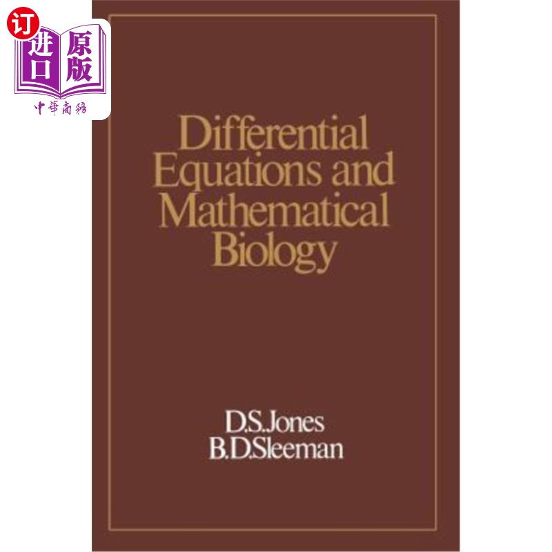 海外直订Differential Equations and Mathematical Biology 微分方程与数学生物学