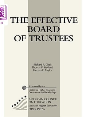 海外直订The Effective Board of Trustees 有效的董事会