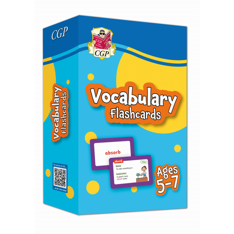 预售 Vocabulary Flashcards for Ages 5-7 5-7岁单词卡片 英文原版进口 小学教辅参考书工具书 英语单词卡片 英语学习【中商原版?