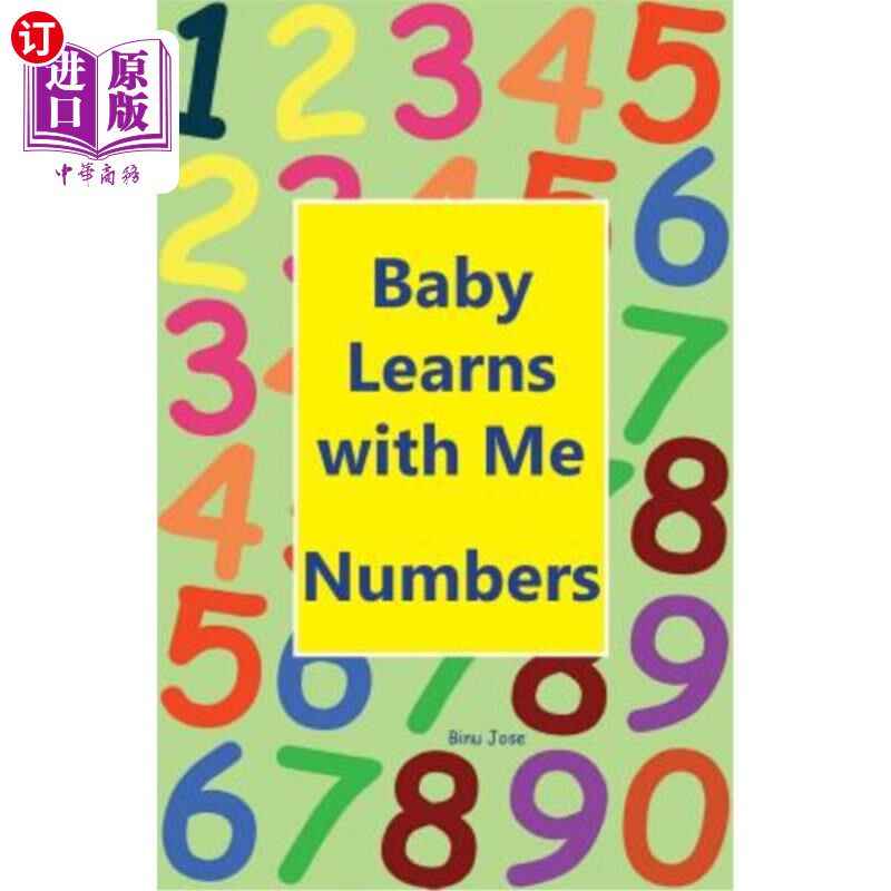 海外直订Baby Learns With Me Numbers 宝宝跟着我学数字