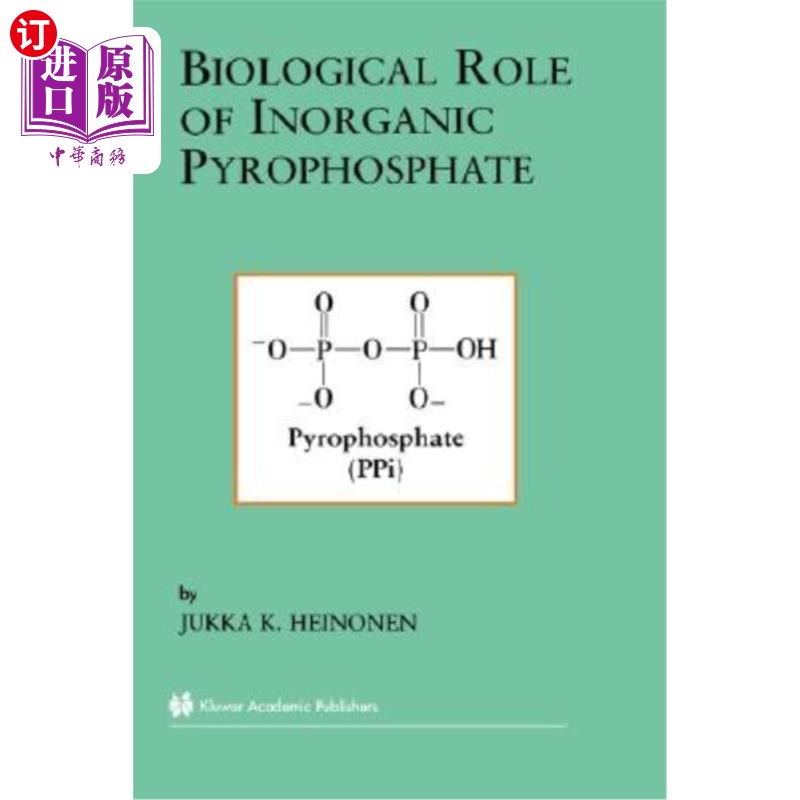 海外直订Biological Role of Inorganic Pyrophosphate 无机焦磷酸盐的生物学作用