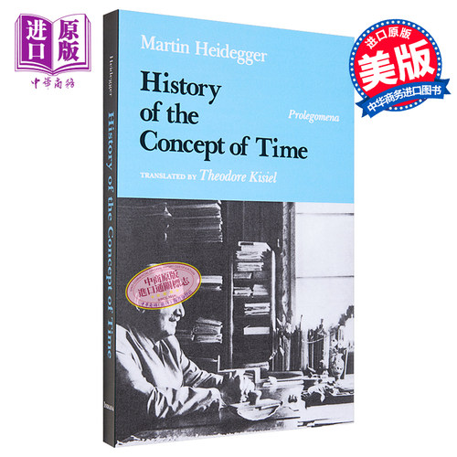 【中商原版】海德格尔 ：时间概念史导论 英文原版 History of the Concept of Time Martin Heidegger Indiana