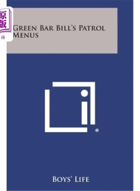 海外直订Green Bar Bill's Patrol Menus 绿吧比尔的巡逻菜单