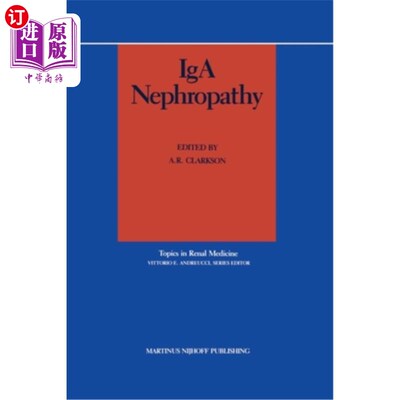 海外直订医药图书IgA Nephropathy 伊格氏免疫球菌肾病