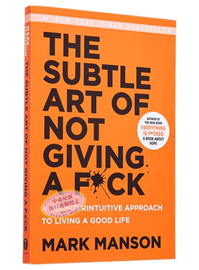 马克 曼森 重塑幸福 The Subtle Art of Not Giving a F ck 英文原版 Mark Manson【中商原版】