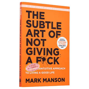 马克 曼森 重塑幸福 The Subtle Art of Not Giving a F ck 英文原版 Mark Manson【中商原版】