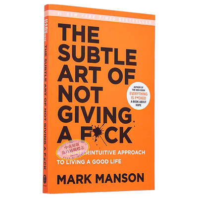 马克 曼森 重塑幸福 The Subtle Art of Not Giving a F ck 英文原版 Mark Manson【中商原版】