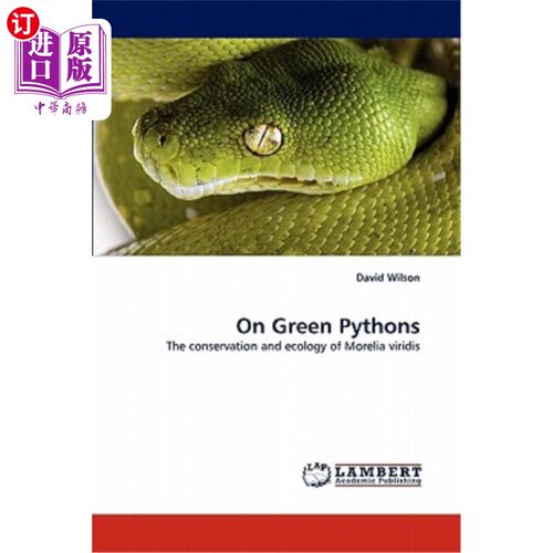 海外直订On Green Pythons