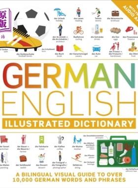 海外直订German English Illustrated Dictionary 德英插图词典