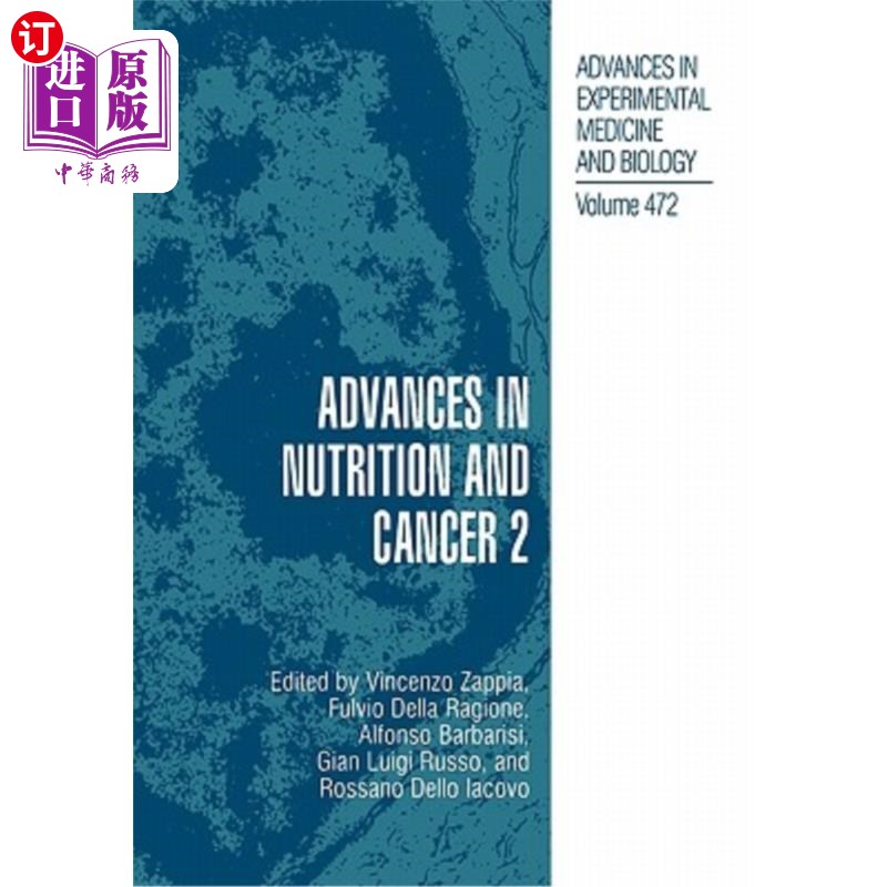海外直订医药图书Advances in Nutrition and Cancer 2 营养与癌症进展2