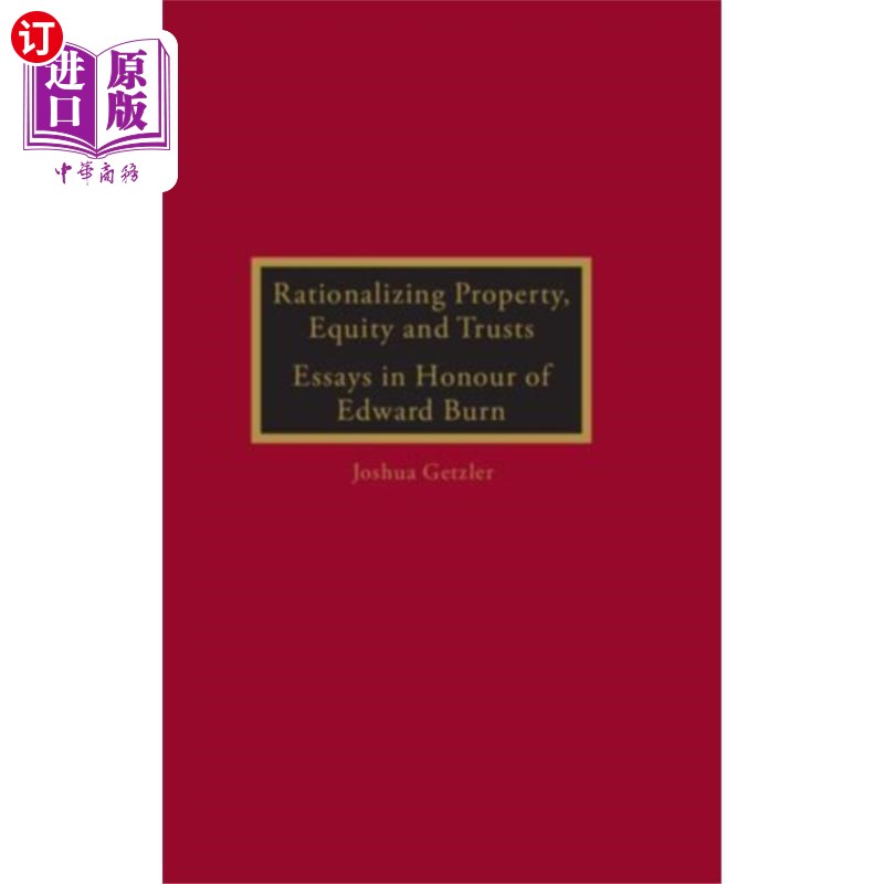 海外直订Rationalizing Property, Equity and Trusts 理顺财产、股权和信托