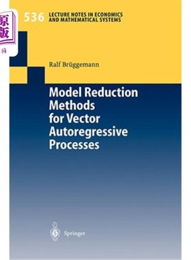 海外直订Model Reduction Methods for Vector Autoregressive Processes 向量自回归过程的模型约简方法