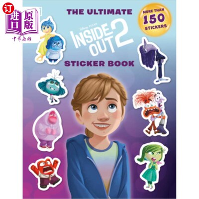 海外直订Disney Pixar Inside Out 2 Ultimate Sticker Book 迪士尼皮克斯Inside Out 2终极贴纸书