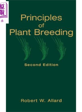 现货 植物育种原理 第2版 Principles Of Plant Breeding 2Nd Editio【中商原版】