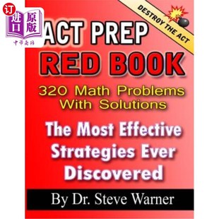 320 with Prep Book Strateg Prep红皮 海外直订ACT Effective Math Red The Solutions Problems ACT Most