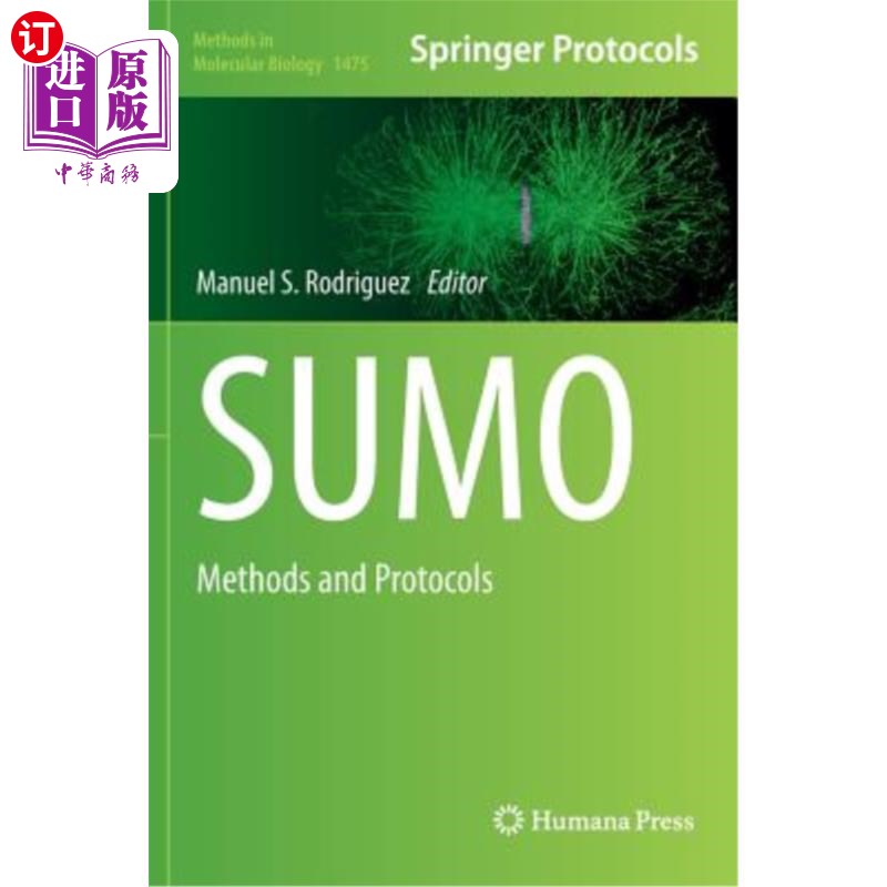 海外直订Sumo: Methods and Protocols 相扑：方法和协议