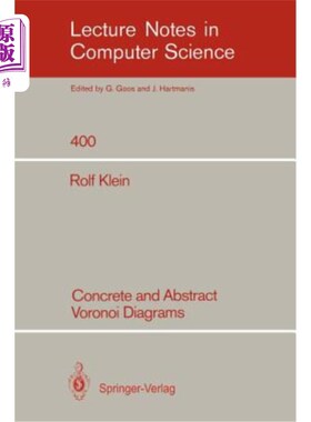 海外直订Concrete and Abstract Voronoi Diagrams 具体和抽象的Voronoi图