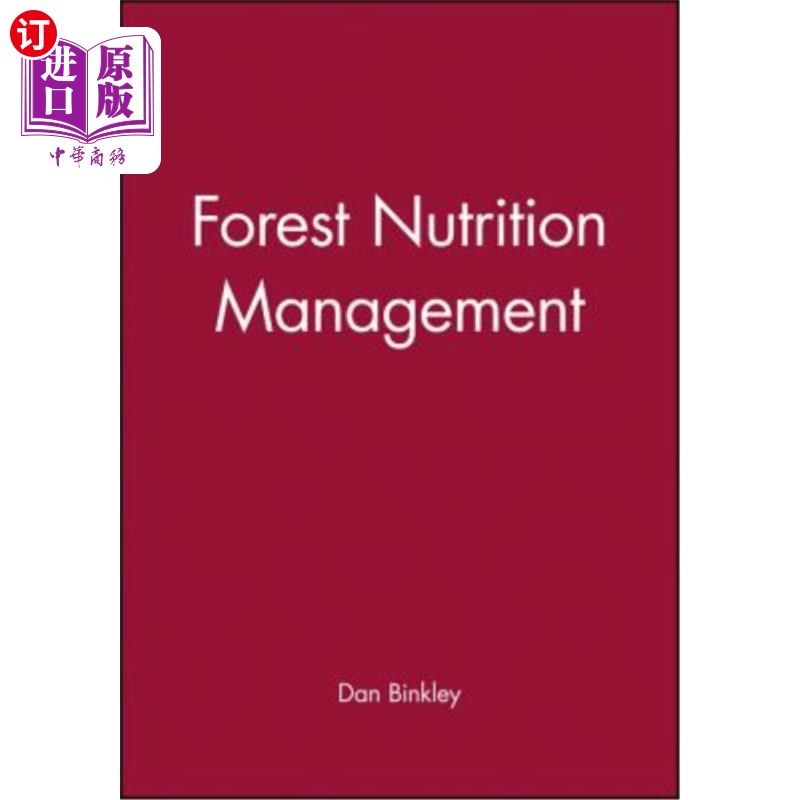 海外直订Forest Nutrition Management 森林营养管理