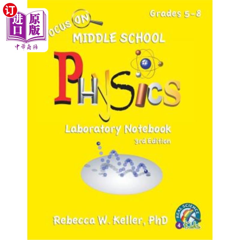 海外直订Focus On Middle School Physics Laboratory Notebook 3rd Edition 聚焦中学物理实验室笔记本第三版