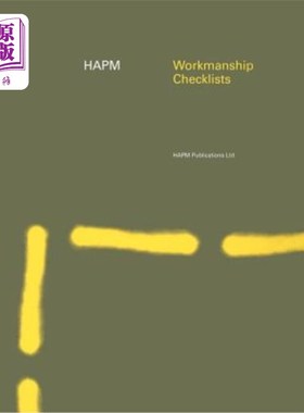 海外直订Hapm Workmanship Checklists HAPM工艺清单