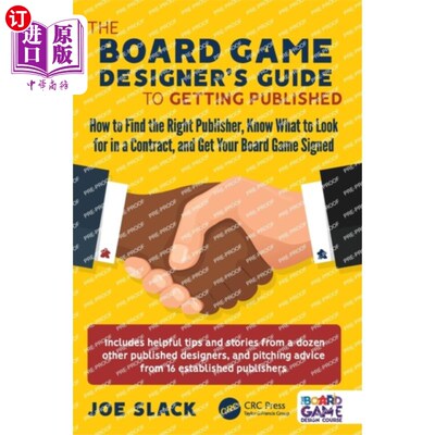 海外直订Board Game Designer's Guide to Getting Published 桌游设计师的发行指南