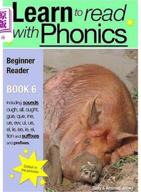 海外直订Learn to Read Rapidly with Phonics: Beginner Reader Book 6. A fun, colour in pho 学习快速阅读语音：初学者读