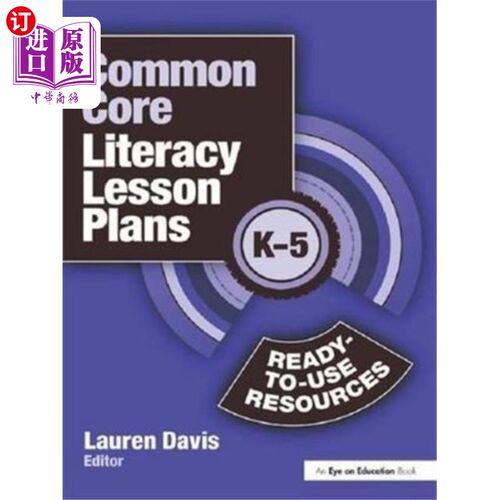 海外直订Common Core Literacy Lesson Plans 共同核心识字课程计划